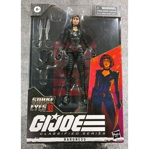 Hasbro GI JOE Classified Series SNAKE EYES Movie Baroness 6” Action Figure NIP